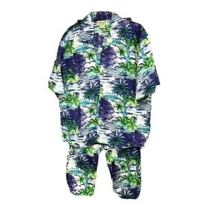 VTG NOS Fun Boxers 1970s Look 1950s Tropicals Mens Pajamas S-M-L-XL Island Print